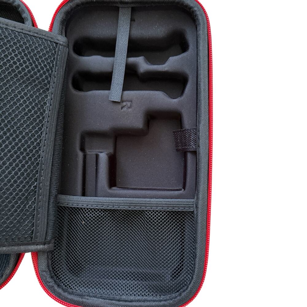 Nintendo Switch OIVO Black Red Trim Travel Carrying Case Non Oled Hard Case - Picture 15 of 16